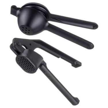 Imagem de Kit Espremedor de Alho e Limão Preto Weck