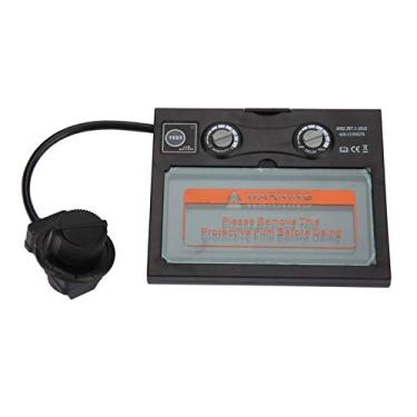 Imagem de Solar Auto Escurecimento Soldagem Capacete Lens Goggles Face Shield Preto para Soldagem Construção