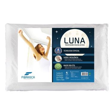 Imagem de Travesseiro Viscoelástico Nasa Luna (70x50x11) - Fibrasca