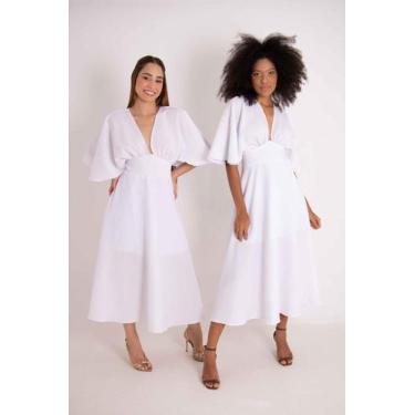 Imagem de Vestido Valência - CLASSICA BRASIL,  M, Branco