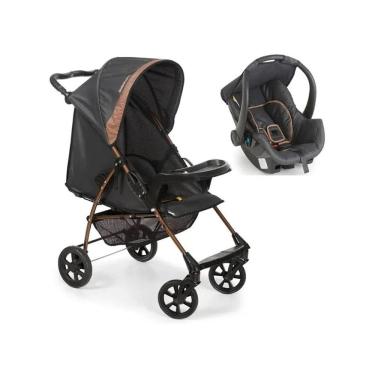 Imagem de Carrinho Para Bebê Romano Galzerano Travel System Preto