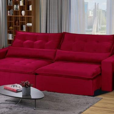 Imagem de Sofá Bahia Modular 6 Lugares 290cm com Molas Retrátil e Reclinável - Y