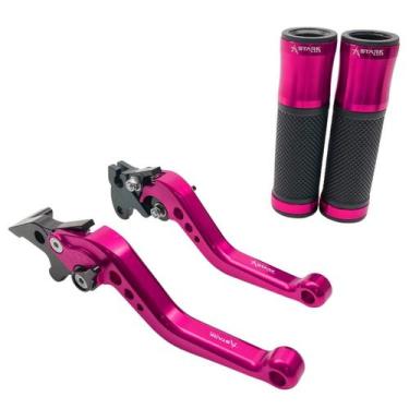 Imagem de Kit Manopla Luva Manete Esportivo Yes 125 Intruder 125 Dafra Riva - No