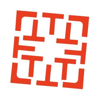 Imagem de Dynwave Kit de marcadores para de pickleball, marcadores esportivos práticos para áreas internas/externas, parque de tênis, presente para quintal, Vermelho