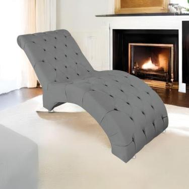 Imagem de Espreguiçadeira Relaxante para Descanso P02 Suede - Doce Sonho Móveis,