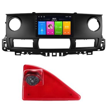 Imagem de Rádio de carro de 25,7 cm GPS Navi Navigation Carplay/Android Radio Player + câmera de visão traseira do carro, câmera de luz de freio, substituição para Opel/Vauxhall Movano/Renault Master/Nissan