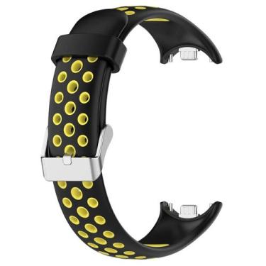 Imagem de Pulseira De Relógio De Silicone Respirável Bicolor Para Xiaomi Band 9 