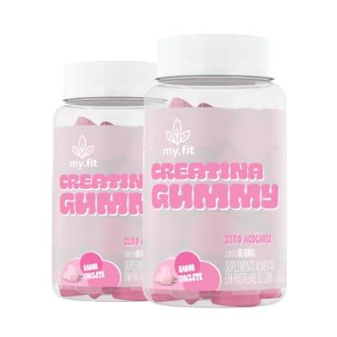 Imagem de Kit 2x Creatina Gummy, Sabor Chiclete (120 Gomas) 3g de Creatina por Dose - Zero Açúcar, My Fit