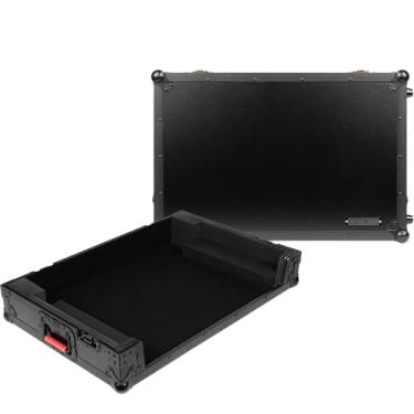Imagem de Gator Capas ONYX Series Flight Case projetada para Pioneer DJ DDJ-REV7 com travas de torção recuadas e alças de borracha (G-ONYX-REV7)