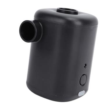 Imagem de Cosiki Bomba de Ar Leve Compacta Com Bateria, Inflador de Alta Eficiência para Canteiros de Ar, Anéis de Natação, Infláveis, Deflação para Anel de Natação (Preto)