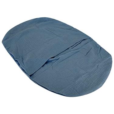 Imagem de Barraca de Berço, Barraca de Berço Com Tenda de Berço de bebê Tampa do Trilho do Berço do Berço para a Tenda do Berço do bebê (Azul jeans)