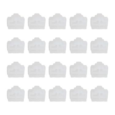 Imagem de PATIKIL Plugue de poeira RJ45 de 0,5 polegadas, 20 peças capa de plugue antipoeira tampa de carregamento de silicone protetor de porta extremidade fêmea para dispositivo de porta de telefone celular