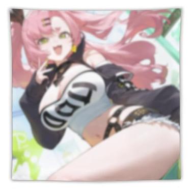 Imagem de LIEGBMEU Tapeçaria de biquíni sexy anime menina 152.4 cm x 152.4 cm interior exterior parede colcha arte decoração de tapeçaria caprichosa, AF022