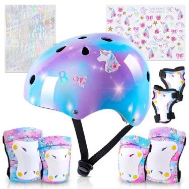 Imagem de Conjunto de equipamentos de proteção Unicorn Catcher Kids Helmet 3-8 a