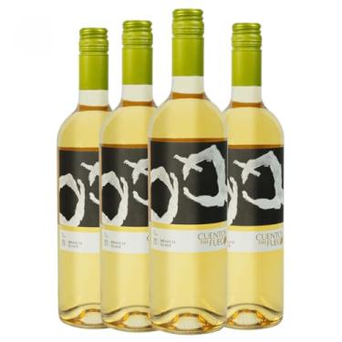 Imagem de Kit com 4 Vinhos Chilenos Branco Suave Cuentos del Fuego