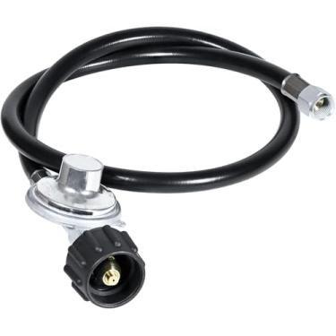 Imagem de MUTURQ Regulador De Propano 3 Pés, Mangueira Substituição Universal Qcc1 Para Grelha, Adequada A Maioria Das Grelhas Gás Lp, Aquecedores, Fogões Acampamento E Muito Mais