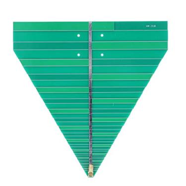 Imagem de Eujgoov 600-6000MHz UWB Log Antena Periódica Alto Ganho de 50W Power Ultra Bide Bandband Antena Com PCB de 1,6 Mm e 2,0oz de Cobre para Comunicação WiFi RF