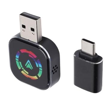 Imagem de Bewinner 2 Em 1 Adaptador Sem Fio, Plug & Play Dongle Converte Com Fio para Adaptador Sem, Sem para Android Auto, Com Tipo C para USB
