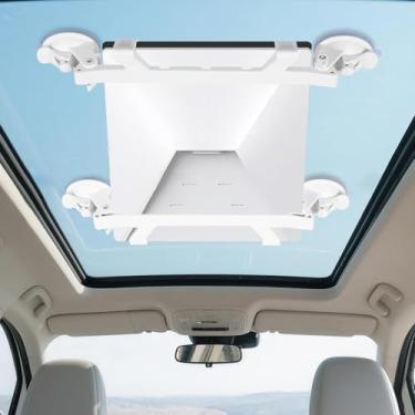 Imagem de Hodeoo Suporte de ventosa Starlink Mini Car – Kit de montagem seguro para janela e teto solar com aderência aprimorada, para sinal de satélite estável em trailers, barcos e aventuras na estrada - 4
