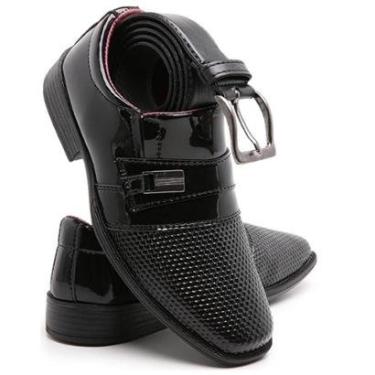Imagem de Kit Sapato Social Infantil Com Cinto 448 Schiareli Pajen Elegante-Masculino