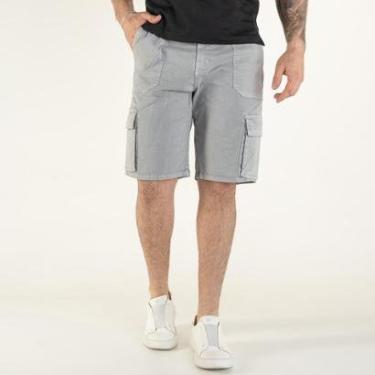 Imagem de Bermuda John John Regular Cargo Cinza-Masculino