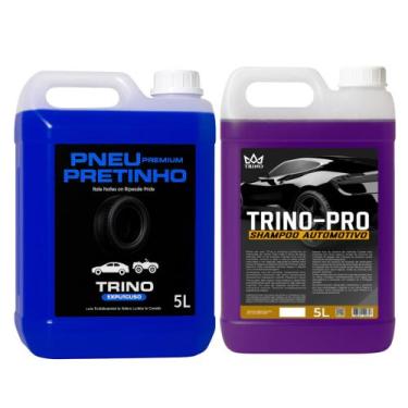 Imagem de Shampoo Automotivo 5 Litros super concentrado com Cera de Carnauba + P