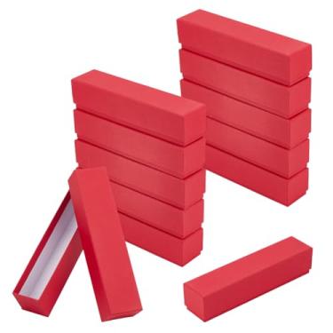 Imagem de OLYCRAFT 12 peças caixa de armazenamento de moedas 5 x 5 cm capa protetora de suprimentos de coleta de moedas vermelhas, porta-flip, colecionadores, papelão, centavos únicos, capa protetora para