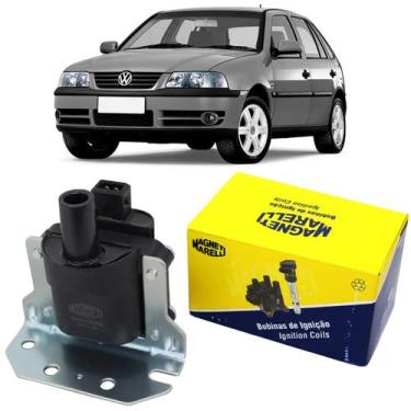 Imagem de Bobina Ignição 2 Pinos Vw Gol G3 1.6 1.8 2.0 8v 16v Ap Mi - MAGNETI MA