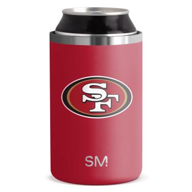 Imagem de Simple Modern Refrigerador de latas NFL San Francisco 49ers Ranger, para latas padrão – cerveja, refrigerante, água e mais
