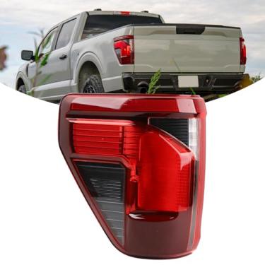 Imagem de YEQSHNG Luz traseira média W/BLIS montagem compatível com 2024-2025 Ford F150 XL/XLT/STX/Tremor lâmpada traseira externa com ponto cego não modelo OBS lado esquerdo do motorista RL34-13B505-B