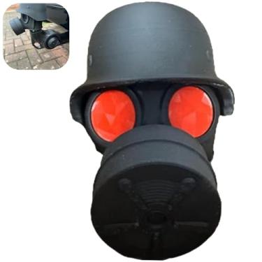 Imagem de Tampa de máscara de gás para acoplamento de reboque, filtro de gás com parafuso, tampas de poeira de rolamento de cubo de reboque, copo protetor, tampas de engate de reboque, plugues suspensos de