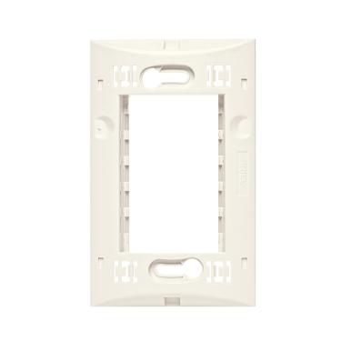 Imagem de Suporte 4x2 Branco Duale UP/Brava! Up Cód. A7B10001231471 – Soprano