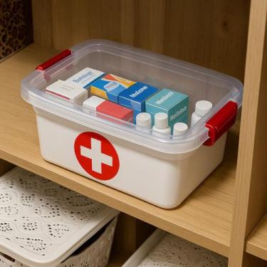 Imagem de Maleta de Medicamentos Caixa Cosmetic Box Primeiros Socorros Tamanho G