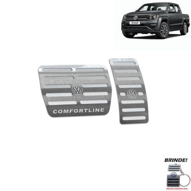 Imagem de Pedaleira Volkswagen Amarok Comfortline 2019 2020 Prata