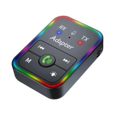Imagem de Transceptor De Áudio Sem Fio Bluetooth 5.3 2-em-1 Com Conector AUX De 