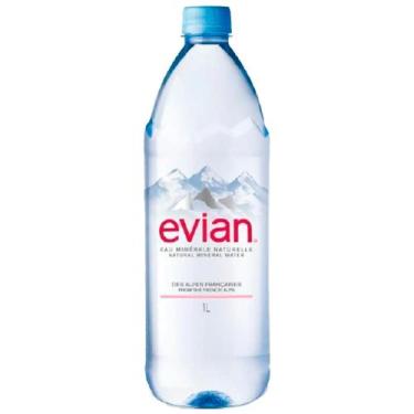 Imagem de Água mineral evian sem gás pet 1l
