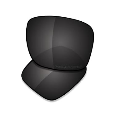 Imagem de SAUCER Lentes de reposição premium para óculos de sol Oakley Latch SQ OO9353 de alta definição - preto carbono polarizado