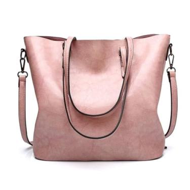 Imagem de Pahajim Bolsa Senhorita Moda Carregar Alta capacidade carteira (2pink)