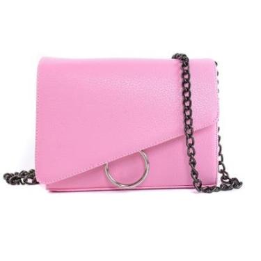 Imagem de Bolsa Feminina Maria Milão Tiracolo Anel Chiclete-Feminino