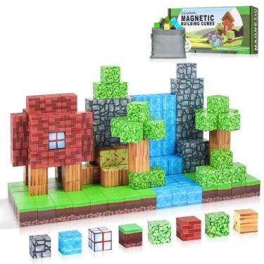 Imagem de Blocos magnéticos civan Magnetic Tiles 63 unidades de 3 anos ou mais p