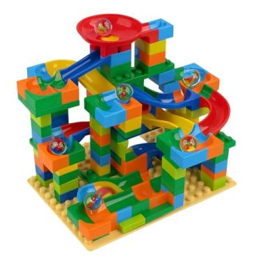 Imagem de Brinquedo Blocos de Montar Infantil Educativo Didático Tubo Labirinto (Labirinto, Peças, 221)