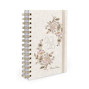 Imagem de Agenda Planejamento 1 Dia Por Página 2026 Entrepontos Rosas