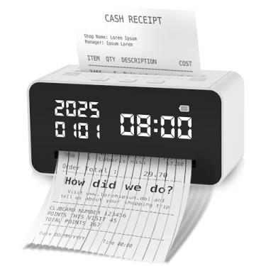 Imagem de Mini triturador de papel para escritório doméstico, pequeno triturador USB, corte de tira, design de relógio de mesa, ferramenta de corte de papel de corrida de 10 minutos, triturador de papel