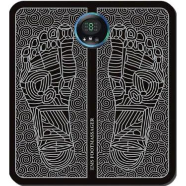 Imagem de Massageador de Pés EMS Elétrico Recarregável - Estimulador de Circulação, Máquina de Massagem para Alívio da Dor e Remodelagem das Pernas