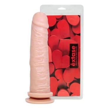 Imagem de Prótese Maciça Com Ventosa 20 X 4,5Cm Dildo Pênis Realístico Penetração MVN14 (NATURAL)