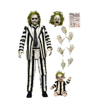 Imagem de Neca : Conjunto listrado BEETLEJUICE – BEETLEJUICE ULTIMATE 18 cm