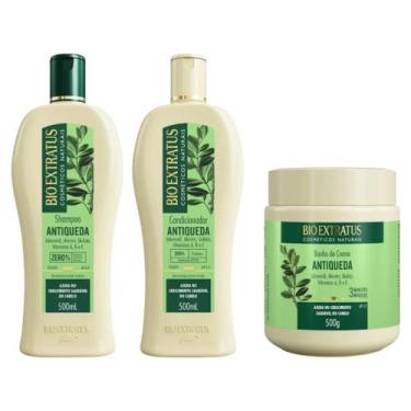 Imagem de Kit Bio Extratus Antiqueda Shampoo Cond Máscara 3x500ml