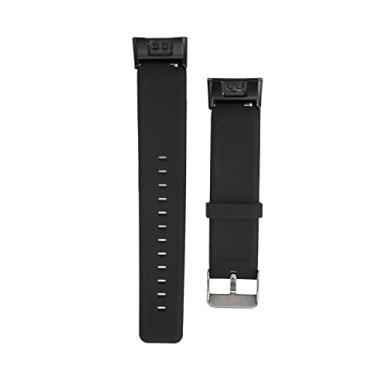 Imagem de EBTOOLS Relógio Esportivo Pulseira de Silicone Confortável Ajustável, Substituição de Relógio Inteligente, Perfeito para Atividades Ao Ar Livre (Preto)