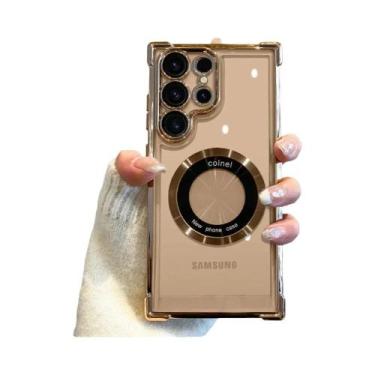 Imagem de Capas Magnéticas de Silicone Transparentes para Samsung Galaxy A55, A3