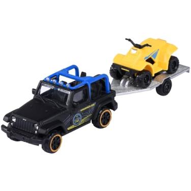 Imagem de Miniatura - 1:64 - Jeep Wrangler - City Trailer - Majorette 8503002001